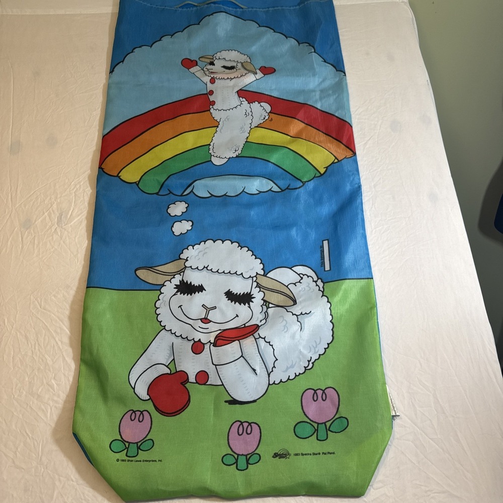 Lambchop Vintage Child's Sleep Nap Mat Cover Toddler‎ Preschool Shari LEWIS 1993